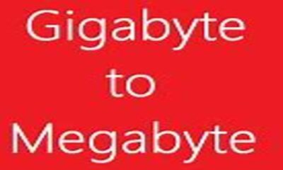 Gigabit to Megabyte