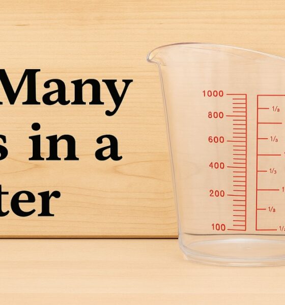 How Many Cups in a Liter
