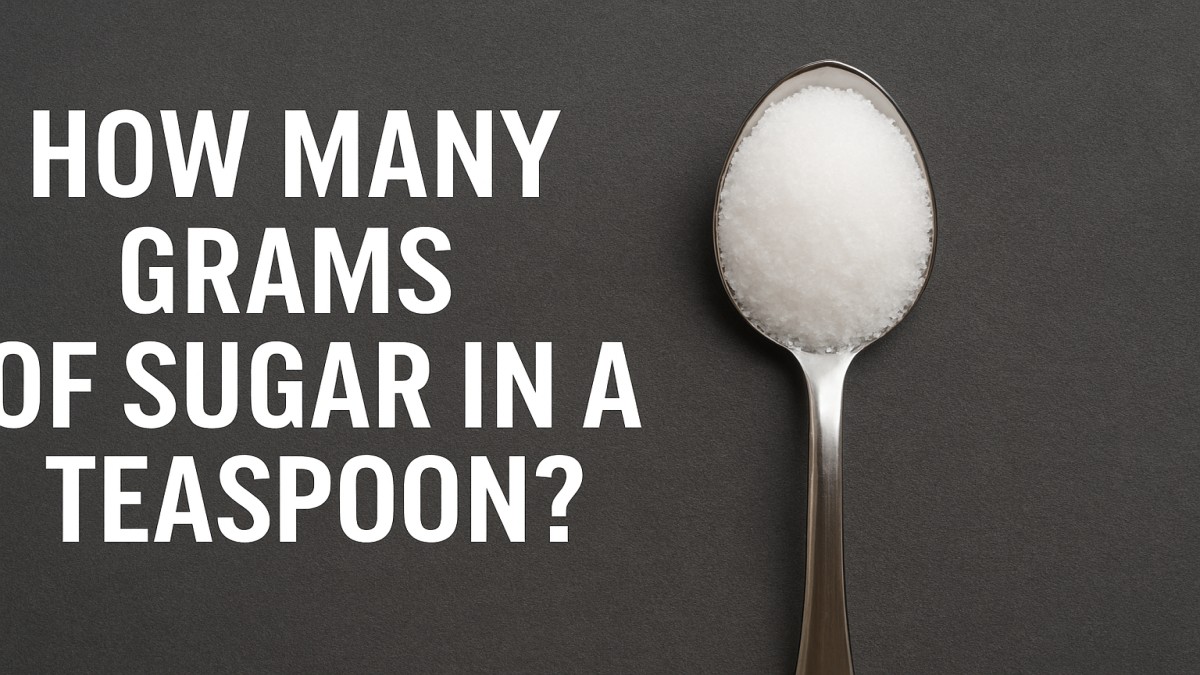 how many grams of sugar in a teaspoon