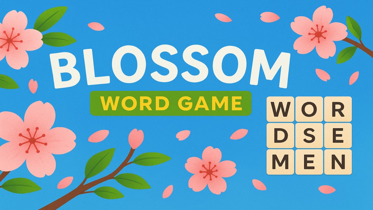 Blossom Word Game