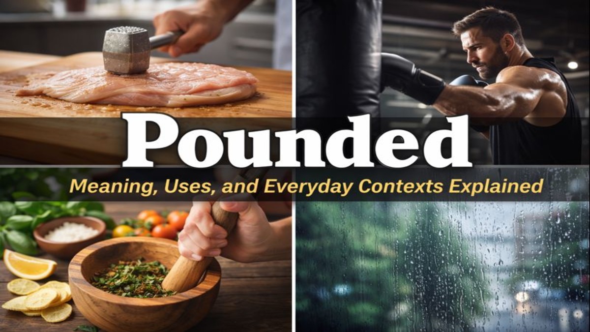 Pounded