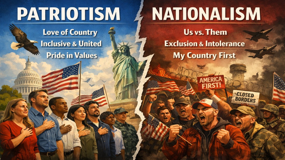 Patriotism vs Nationalism