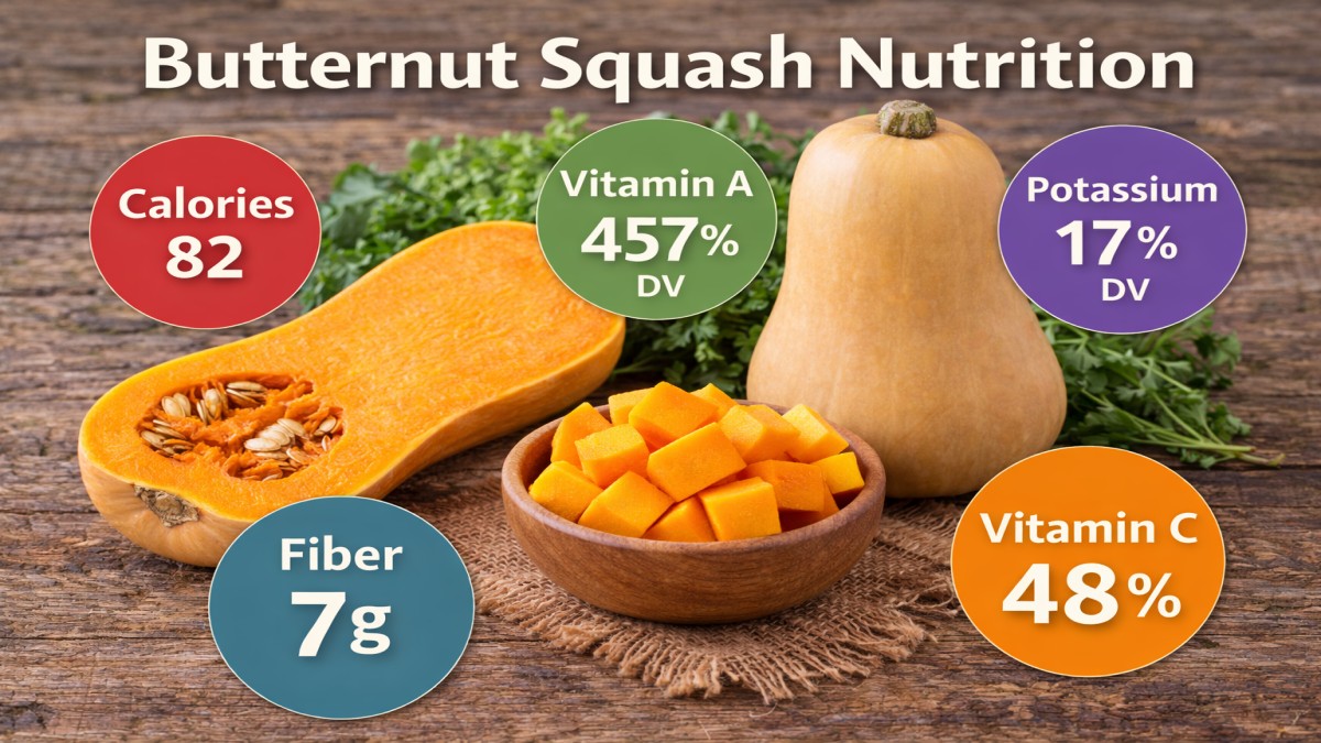 Butternut Squash Nutrition: Health Benefits, Calories, and How to Eat It 41 Butternut Squash Nutrition