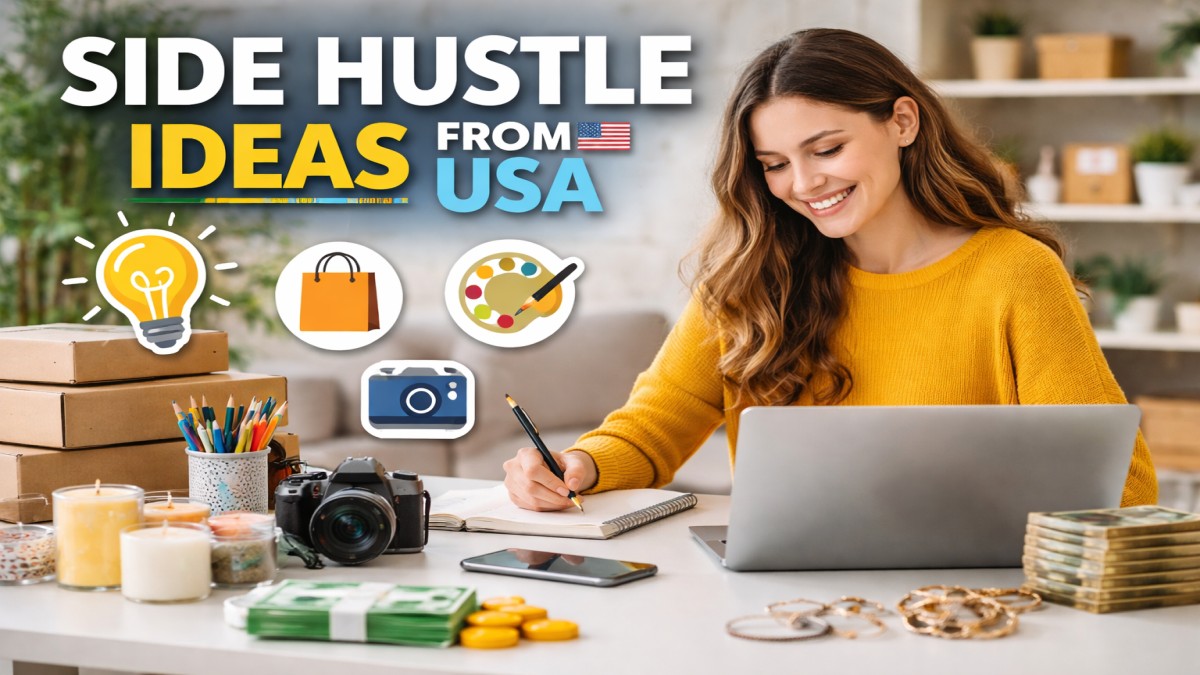 Side Hustle Ideas from Home USA