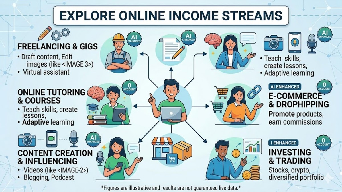 How to Build Online Income Streams in the USA (2026 Guide) 40 Online Income Streams