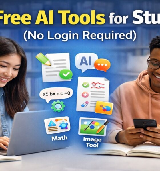 Best Free AI Tools for Students (No Login Required)