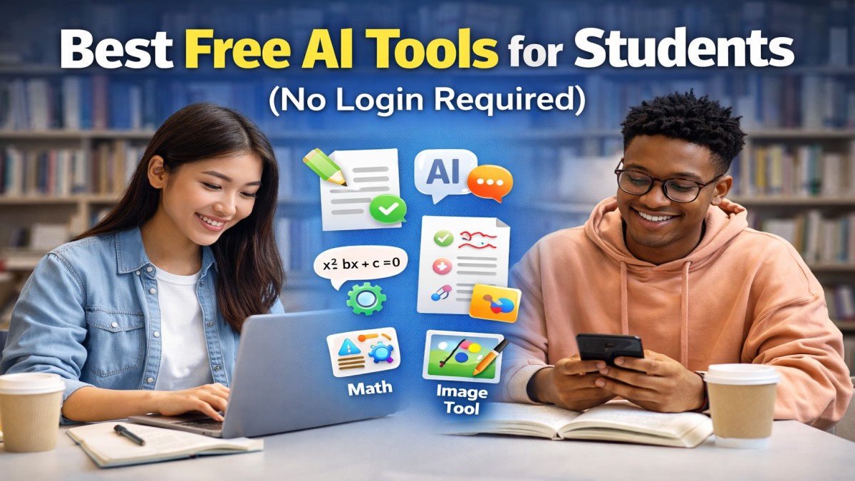 Best Free AI Tools for Students (No Login Required)