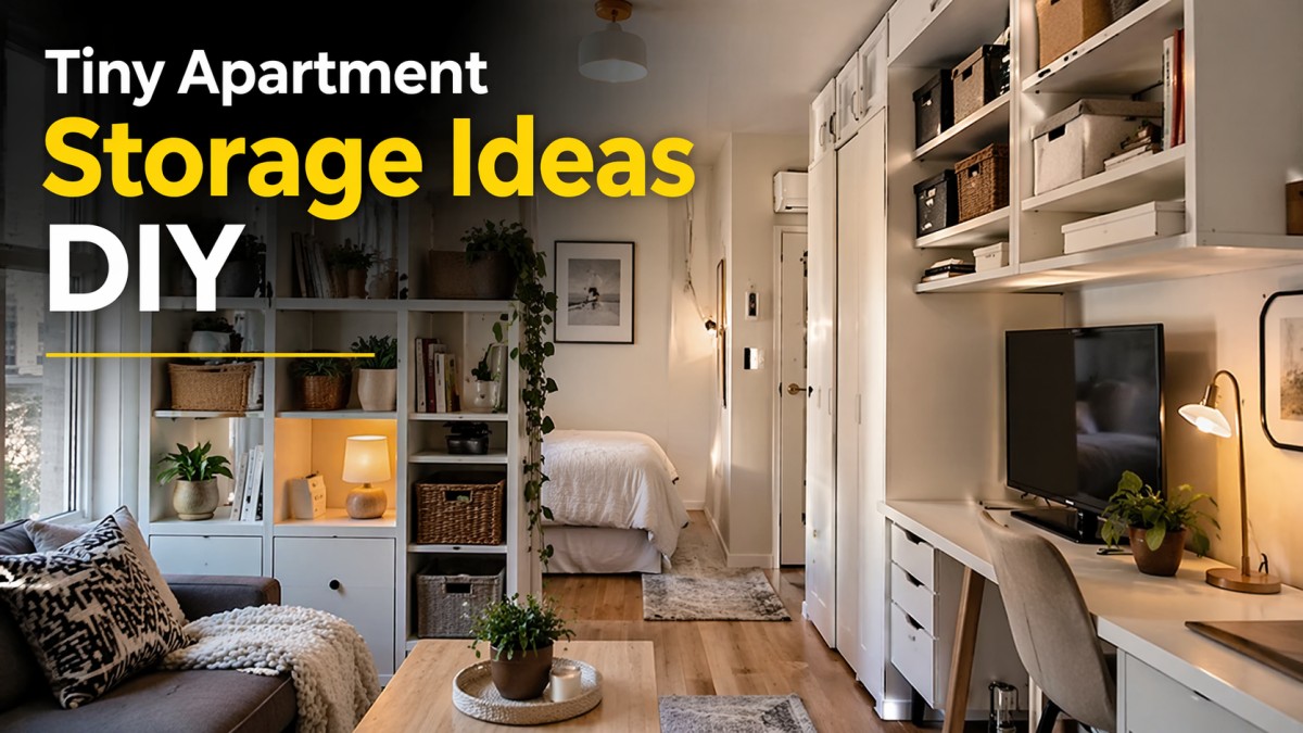 Tiny Apartment Storage Ideas DIY