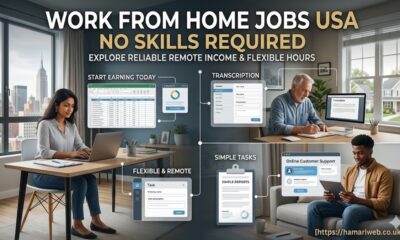 Work From Home Jobs USA No Skills Required
