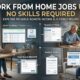 Work From Home Jobs USA No Skills Required