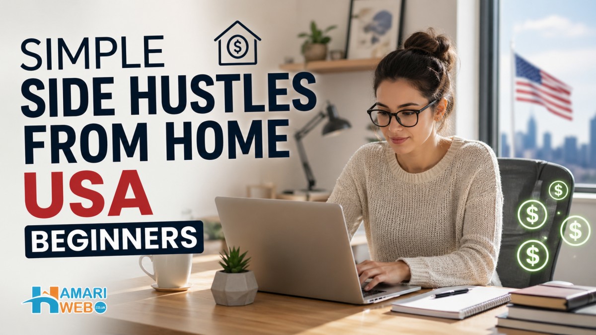 Simple Side Hustles From Home USA Beginners