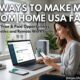 Easy Ways to Make Money From Home USA Fast