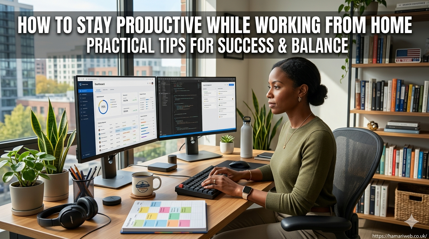 How to Stay Productive While Working From Home