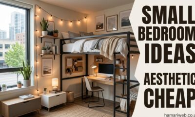 Small Bedroom Ideas Aesthetic Cheap