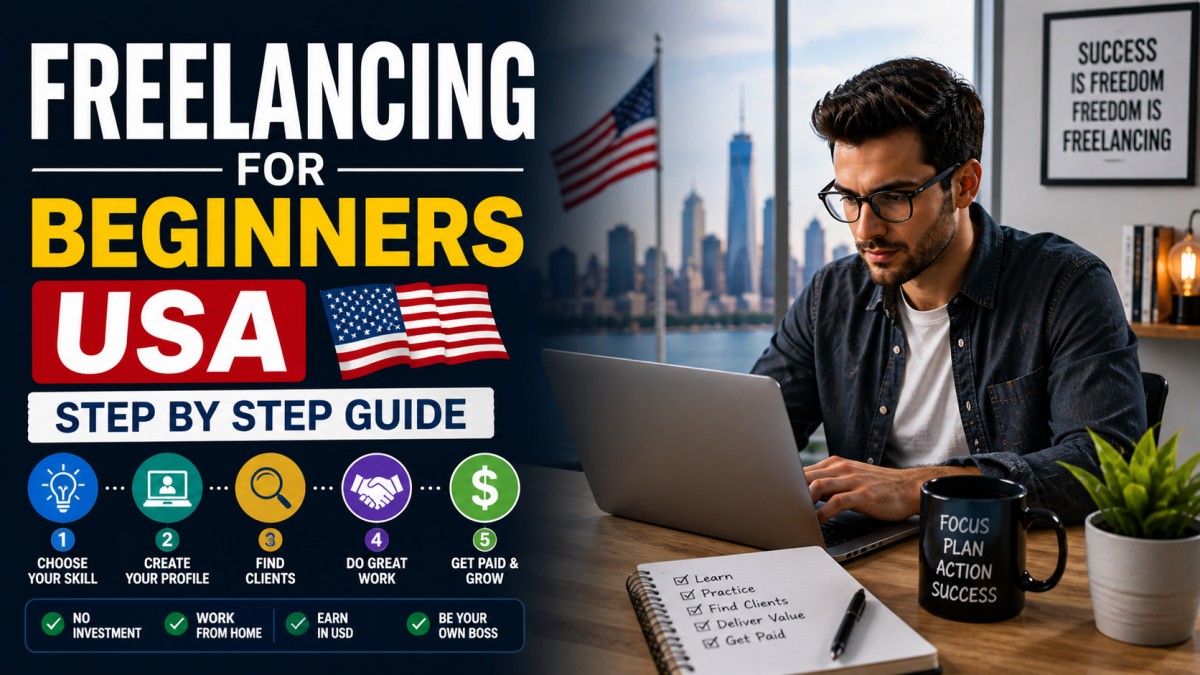 Freelancing for Beginners USA Step by Step Guide