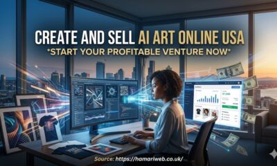 Create and Sell AI Art Online USA