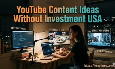 YouTube Content Ideas Without Investment USA