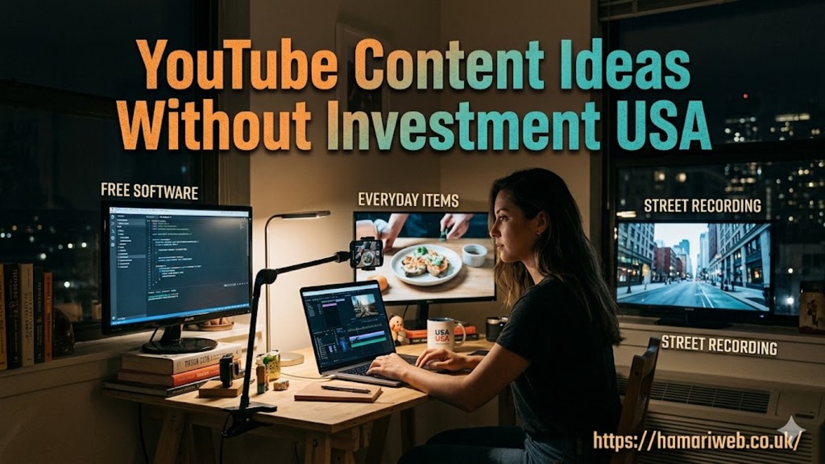 YouTube Content Ideas Without Investment USA