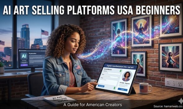 AI Art Selling Platforms USA Beginners