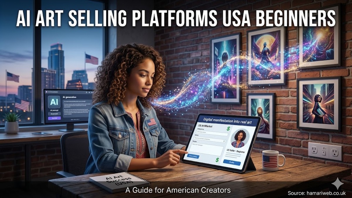 AI Art Selling Platforms USA Beginners