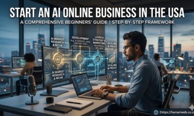 How to Start AI Online Business USA Beginners