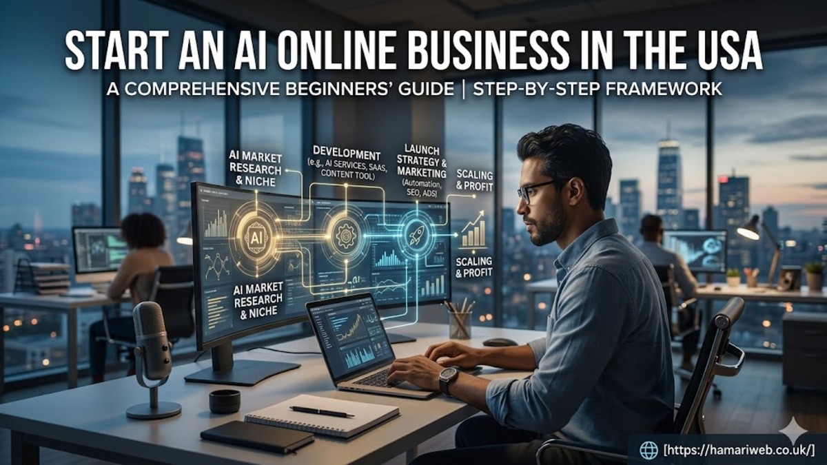 How to Start AI Online Business USA Beginners