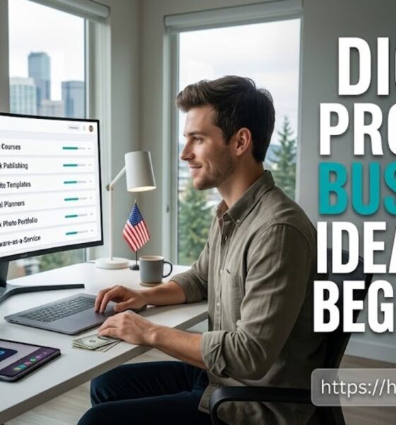 Digital Product Business Ideas USA Beginners
