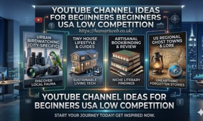 YouTube Channel Ideas for Beginners USA Low Competition