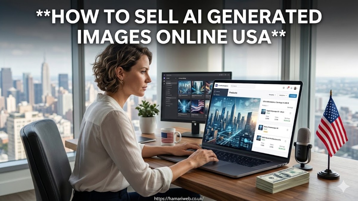 How to Sell AI Generated Images Online USA