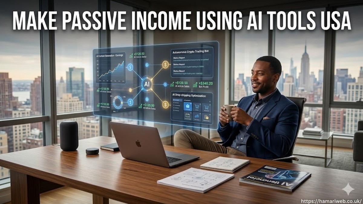 Make Passive Income Using AI Tools USA