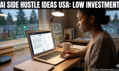 AI Side Hustle Ideas USA Low Investment