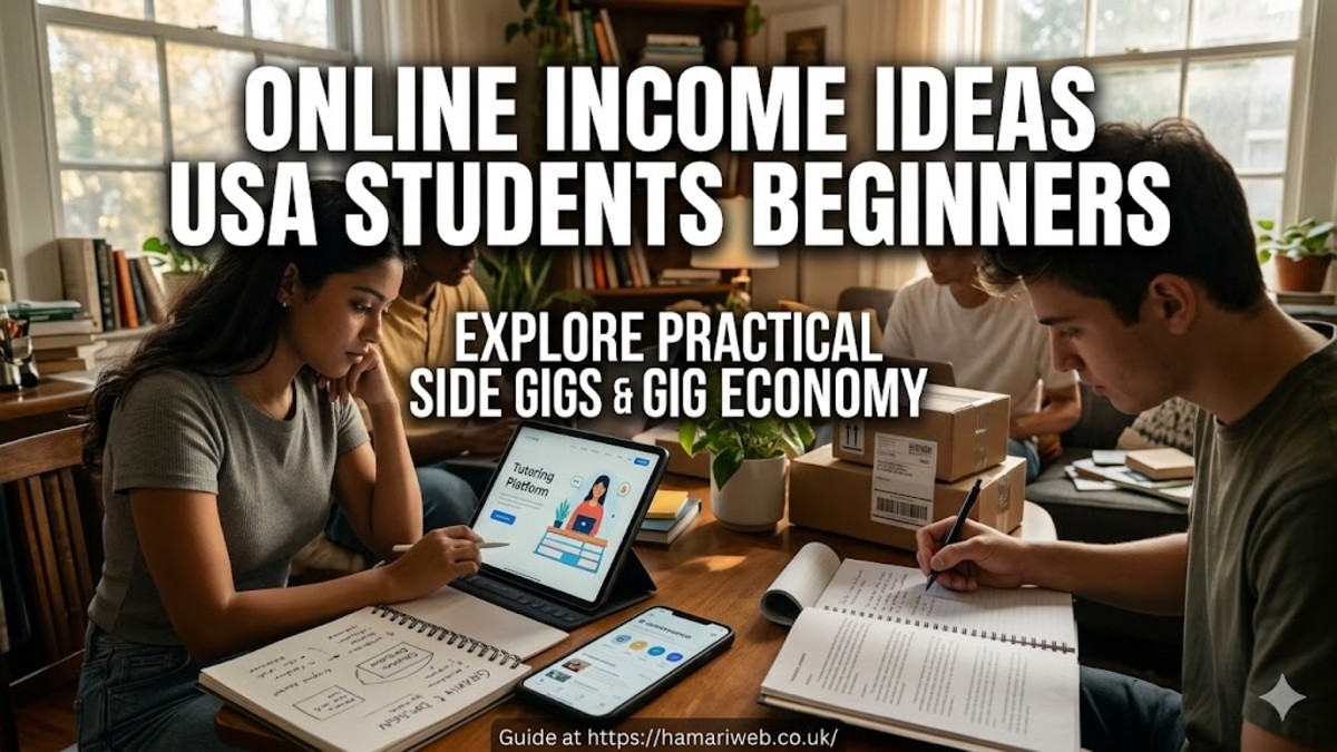 Online Income Ideas USA Students Beginners (Complete 2026 Guide) 41 Online Income Ideas USA Students Beginners