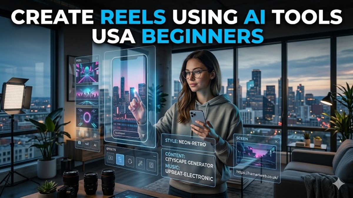 Create Reels Using AI Tools USA Beginners