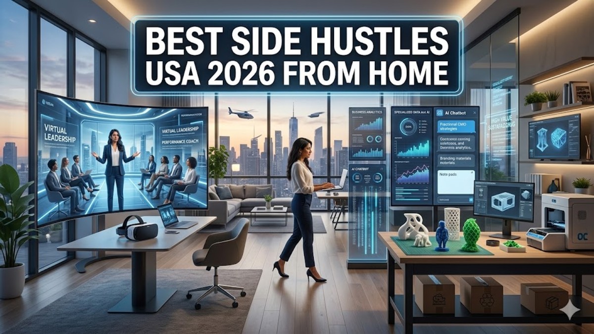 Best Side Hustles USA 2026 From Home