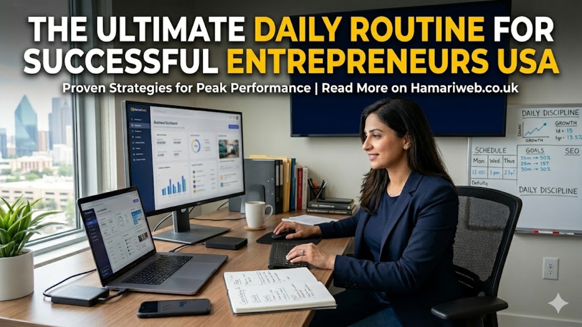 Daily Routine for Successful Entrepreneurs USA