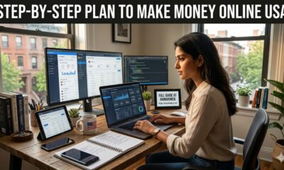 Step by Step Plan to Make Money Online USA