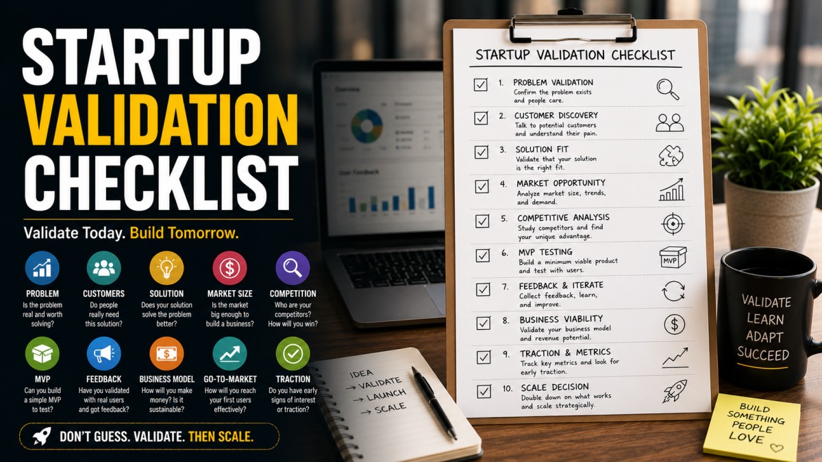 Startup Validation Checklist