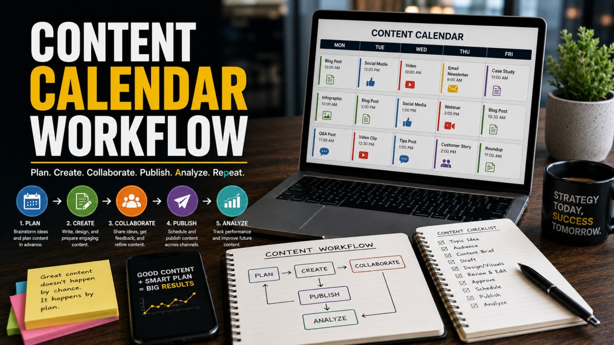 Content Calendar Workflow: Complete Guide to Planning Content Efficiently (2026) 41 Content Calendar Workflow
