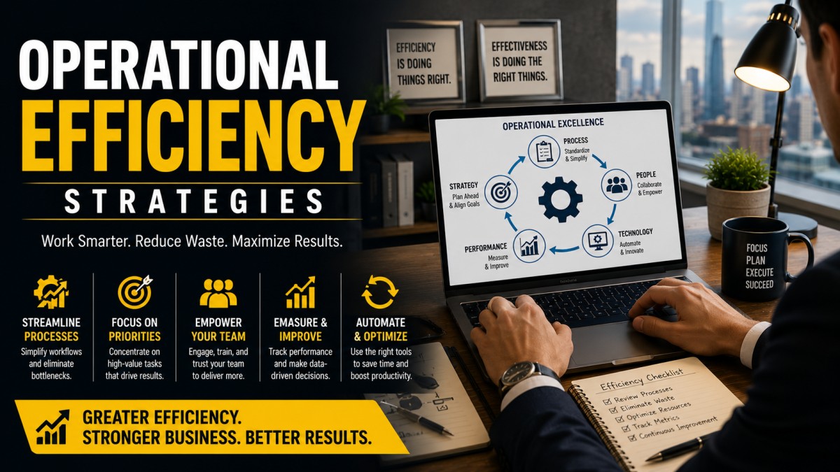 Operational Efficiency Strategies: Complete Business Guide for Higher Productivity (2026) 41 Operational Efficiency Strategies