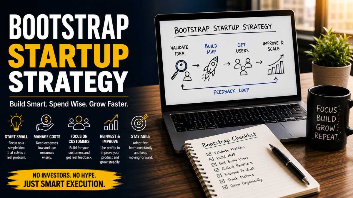 Bootstrap Startup Strategy: Complete Guide to Growing a Business Without Investors in 2026 41 Bootstrap Startup Strategy
