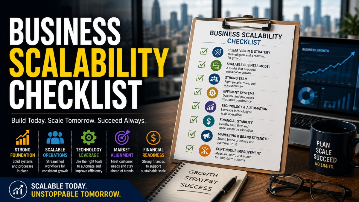 Business Scalability Checklist: Complete Guide to Growing Your Business Successfully (2026) 41 Business Scalability Checklist