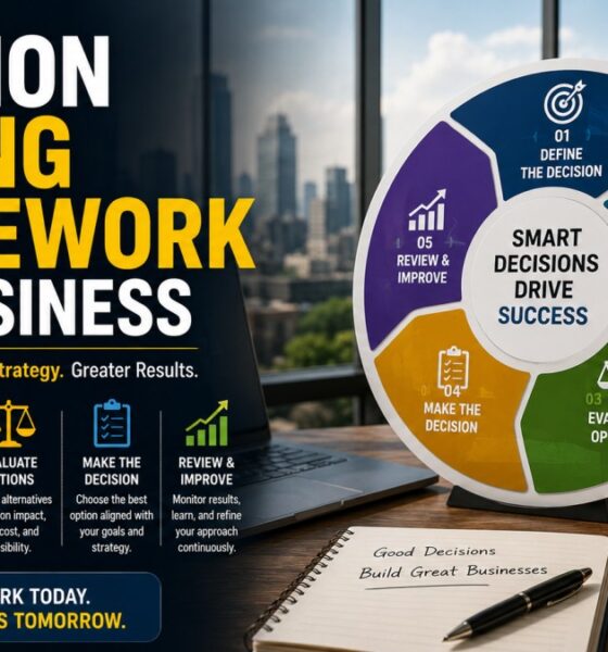 Decision Making Framework for Business: A Complete Guide to Smarter Business Decisions (2026) 42 Decision Making Framework for Business