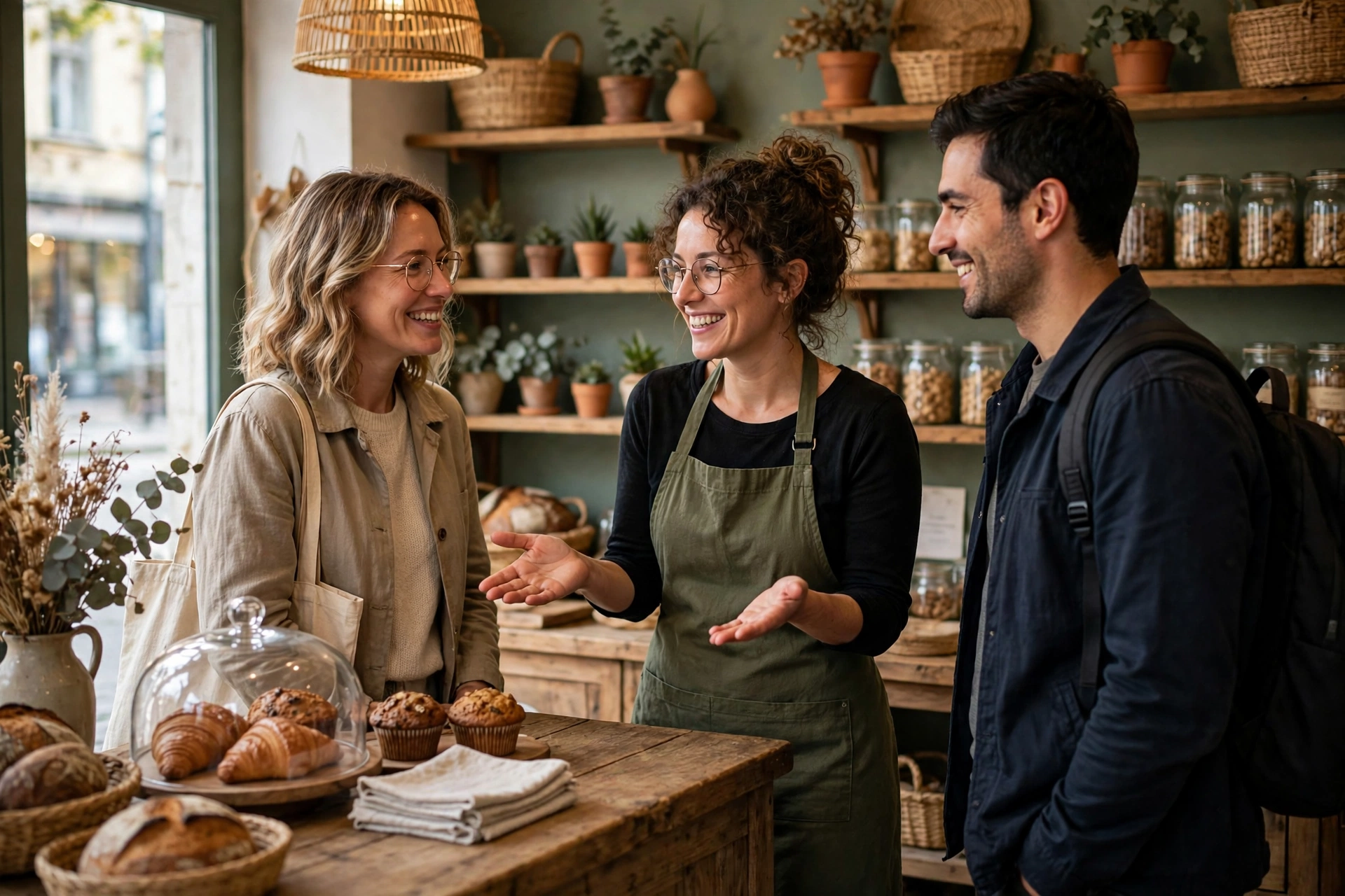 How to Get Your First Customers as a Small Business: A Simple Plan That Actually Works 40 How to get first customers for small business: a small business owner welcoming customers in a shop